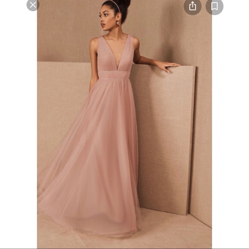 Jenny Yoo Sarita Dress (Whipped Apricot)